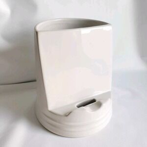 Dillards Southern Living Utensil Holder And Tablet Stand White Stoneware
